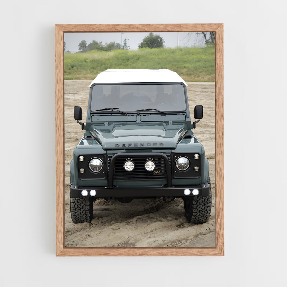 Poster Aventure Boueuse – affiche Land Rover (vue 4)